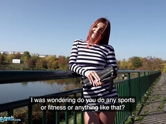 デカチン, チン, Hd, アウトドア, ハメ撮り, 公共, 赤毛, ロシア人