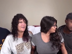 Schlafzimmer, Grosse titten, Schwarz, Blondine, Schwanz, Latina, Rau, Titten