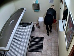 Blonde Girl Secretely Masturbating
