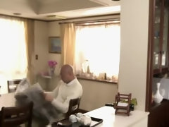 Adorable Japanese maried woman in public