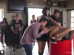 Минет, Бондаж, Ноги, Женщины, Властные, Крошечные, Наказание, Рабыни