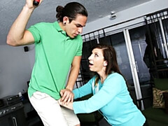 Culo grande, Verga grande, Rubia, Estilo perrito, Ffm, Tetas naturales, Cabello corto, Tetas