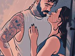 Amateur, Grosse bite, Doigter, Hard, Pov, Public, Tatouage