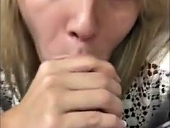 Blonde babe amazing blowjob