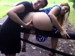 Kont, Vingeren, Lesbisch, Buiten, Tiener, Webcamera