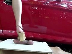 Hard Dick Full Weight Crush Under Wedges - CB Trample