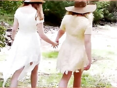 デカパイ, 巨乳な, 指いじり, レズビアン, なめる, 自然山雀, ハメ撮り, オマンコ