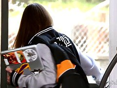 Cul, Beauté, Blonde, Poilue, Lesbienne, Masturbation, Gicler, Nénés