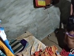 Village Hot Blowjob and Missionary Sex