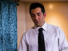 美女, 浴室, カップル, レズビアン, なめる, 小柄, スパンキング, オッパイの