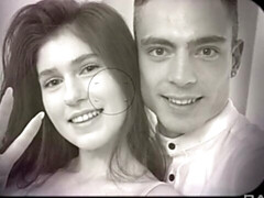 18 jahre, In den arsch, Arsch, Grosser schwanz, Blasen, Braunhaarige, Hundestellung, Natürlichen titten