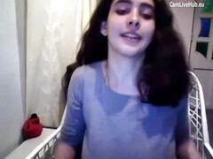 Amateur, Dingue, Nue  à poil, Chatte, Maigrichonne, Adolescente, Nénés, Webcam