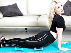 Grosser arsch, Grosser schwanz, Grosse titten, Blondine, Blasen, Hundestellung, Milf, Rasiert