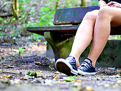 Pies, Nylon, Al aire libre, Pantaletas, Público, Zapatos, Medias largas