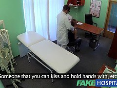 Doctors cock drains sexy students depression during consultation