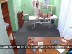 Amateur, Mamada, Pareja, Médico, Lesbiana, Coño, Uniforme, Voyeur