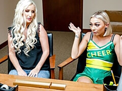 デカ尻, デカチン, デカパイ, フェラチオ, バック, 淫乱熟女, オフィス, 三人