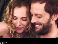 Blond, Bruinharig, Europees, Voeten, Frans, Zoenen, Natuurlijke tieten, Openbaar