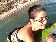 Playa, Verga grande, Negro, Corrida, Flaco