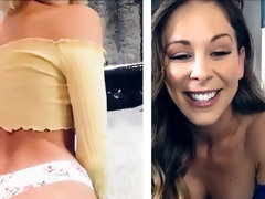 Cherie DeVille having video chat sex with her teen stepdaughter