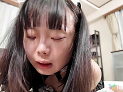 Asiatique, Sucer une bite, Brunette brune, En levrette, Hard, Hd, Japonaise, Nénés