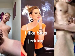 Smoking Fetish Girlfriend Sissy Anal Trainer