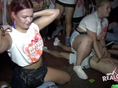 bad girls at night party - drunk group sex orgy