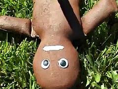 In den arsch, Grosser schwanz, Schwarz, Blondine, Blasen, Schwarz