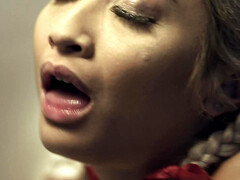 アジア人, 黒人, イく瞬間, 異人種間, レズビアン, 小柄, オマンコ, ティーン