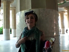 18, 素人, 自家製, ラティーナ, 公共, スペイン人, ティーン