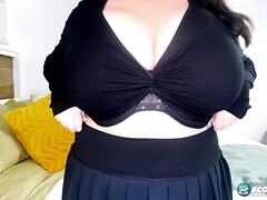 ぽっちゃり, デカパイ, 茶髪の, 巨乳な, ぽちゃ, Hd, 天然, 自然山雀