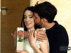 Braunhaarige, Verrückt, Hd, Natürlich, Natürlichen titten, Muschi, Rasiert, Ehefrau