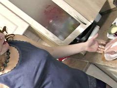 Большие сиськи, Блондинки, Каблуки, Белье, Зрелые, Сиськи, Под юбкой, Жена