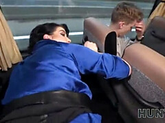 Tetas grandes, Autobús, Checa, Europeo, Sexo duro, Madres para coger, Público, Tetas