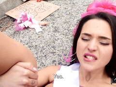 Teen’s Desperate Hunt Sparks Wild Sensual Outdoor Heat