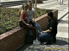 Europeo, Alemán, Sexo duro, Al aire libre, Público, Realidad, Flaco, Adolescente