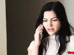 Bondage discipline sadomasochisme, Gebondenheid, Dominatie, Tiener, Trio, Bekijker