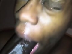 Amateur, Negro, Mamada, Ébano, Pov
