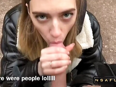 Blondine, Blasen, Kehlenfick, Schwanz, Lingerie, Pov, Reiten, Strümpfe