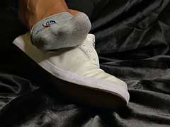 Mommy, lets let his stinky feet breathe