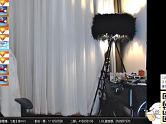 Chinese host forgot to turn off webcam