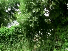 18, チン, 顔射, ドイツ人, ハードコア, 小柄, 公共, ティーン