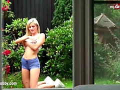 Amateur, Rubia, Mamada, Alemán, Sexo duro, Hd, Lesbiana, Al aire libre