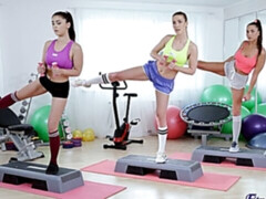 ブロンド, キス, レズビアン, なめる, オナニー, オージー, スポーツ, ストリッピング