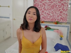 Leie, Amerikanisch, Arsch, Blasen, Chinesisch, Schwanz, Dildo, Realität