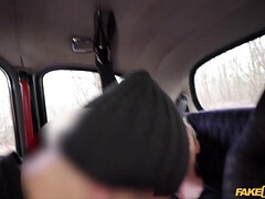 Arsch, Blondine, Blasen, Auto, Leder, Lecken, Im freien, Muschi