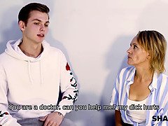 Blonde, Sucer une bite, Femme couguar, Mature, Mère que j'aimerais baiser, Pov