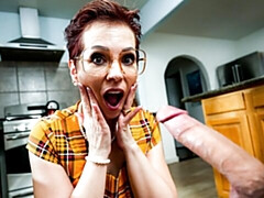 Verga grande, Mamada, Estilo perrito, Maduro, Madres para coger, Pov, Pelirrojo, Cabello corto