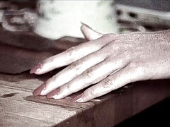 Amerikaans, Pijpbeurt, Diep in de keel, Harig, Huisgemaakt, Kousen, Oud