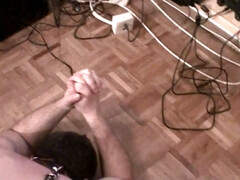 Blondine, Blasen, Gehörnter ehemann, Spermaladung, Weibliche domination, Handjob, Hardcore, Rotschopf